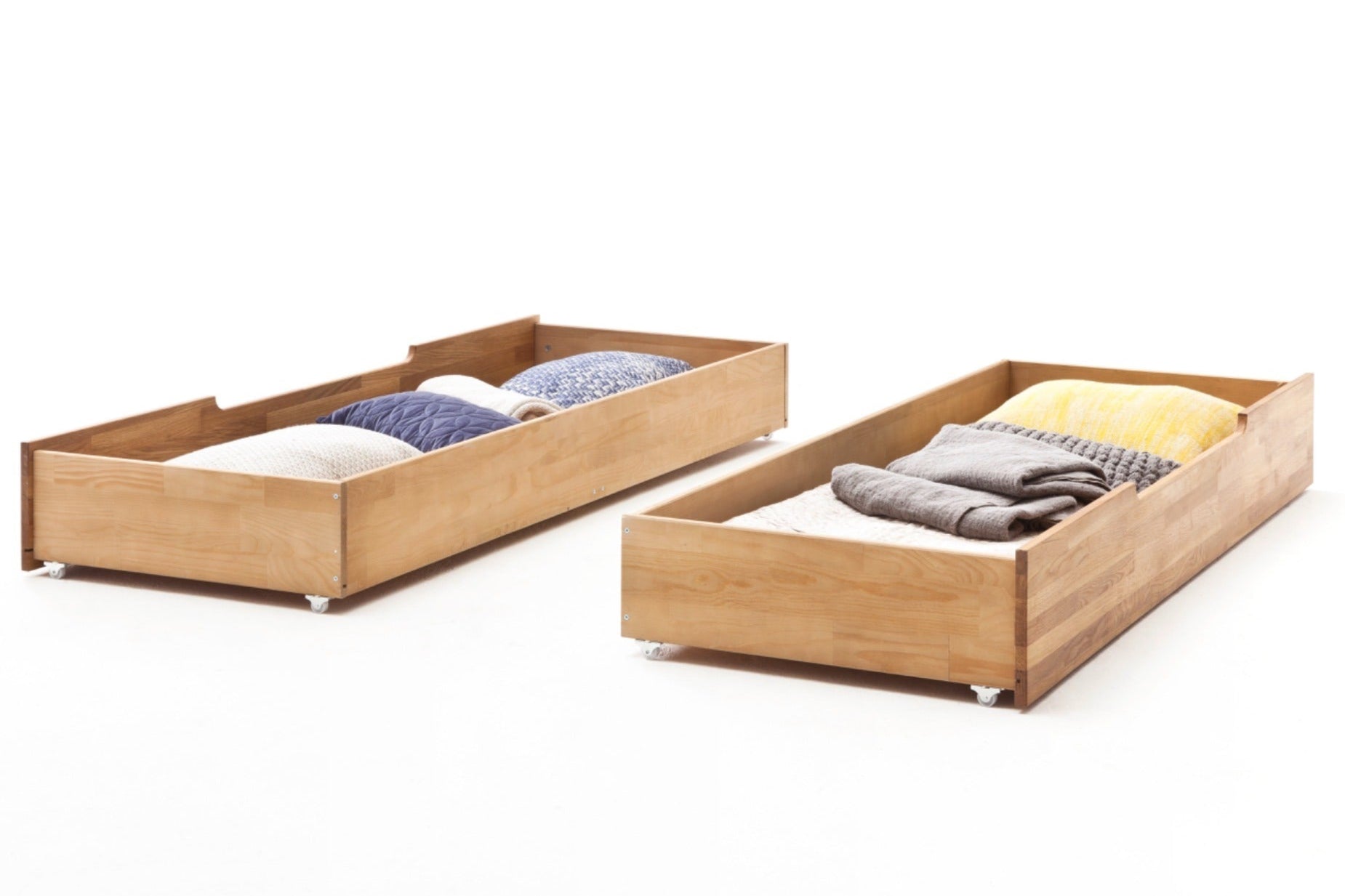 ERM Balmoral solid oak bed