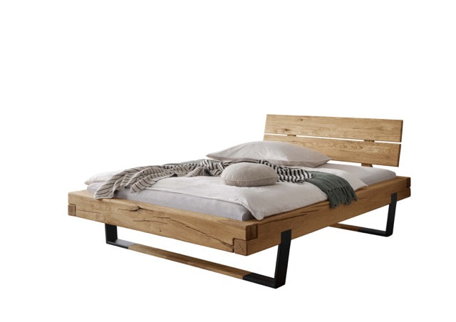 Kensington Bed Frame Y-Leg (Metal) 140x200 cm | Oak, oiled