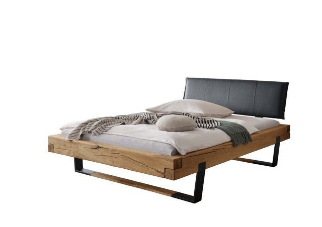 Kensington Bed Frame Y-Leg (Metal) 140x200 cm | Oak, oiled