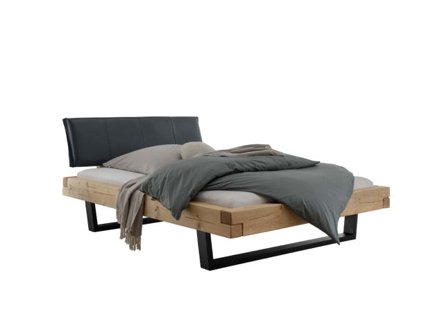 Kensington Bed Frame Y-Leg (Metal) 140x200 cm | Oak, oiled