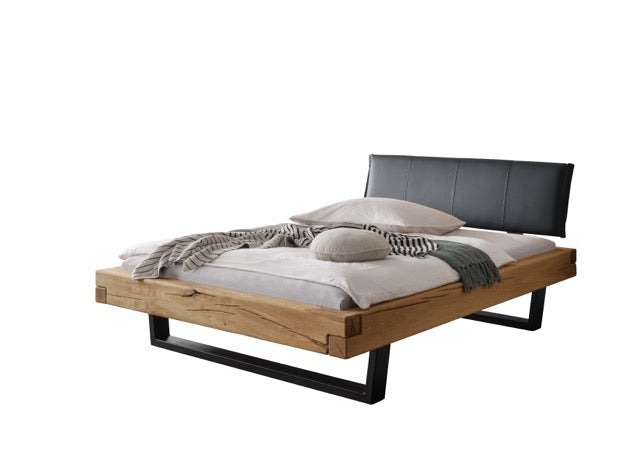 Kensington Bed Frame Y-Leg (Metal) 140x200 cm | Oak, oiled