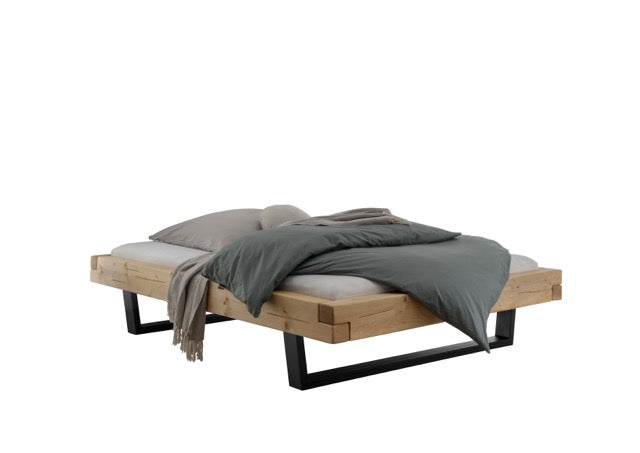 Kensington Bed Frame Y-Leg (Metal) 140x200 cm | Oak, oiled